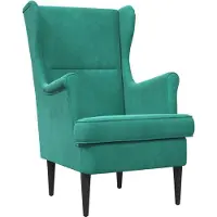 vidaXL Fauteuil Turquoise Fluweel