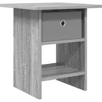 vidaXL Nachtkastje Grijs Sonoma 41 x 40 x 45 cm Bewerkt hout