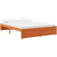 vidaXL Bedframe Massief grenen