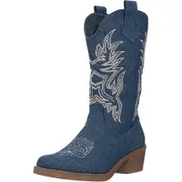 Salinyang Cowboylaarzen donkerblauw