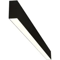 BES LED Lineaire LED Hanglamp - Lijnverlichting - Rinzu - 36W 4320lm - Natuurlijk Wit 4000K - 120cm - Zwart