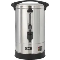 HCB - Professionele Horeca Percolator - 7,9 liter - 55 kopjes - 230V - RVS / INOX Perculator - Elektrisch koffiezetapparaat - Volautomatische koffiemachine - 29x30x50.5 cm (DxBxH) - 2.70 kg - 1346