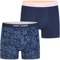 Happy Shorts Boxershorts '2 Jersey Trunk Men's Boxer Shorts Pant' gemengde kleuren