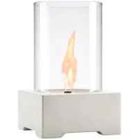 Tenderflame Jasmin Tafelhaard - Natural Concrete - Tenderfuel - Bio-Ethanol Alternatief - Rookvrij, veilig, schoon en geurarm