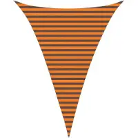 vidaXL Zonneschaduw 3 x 4 x 4 m 100% Polyester Oxford Driehoekig