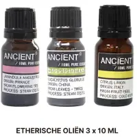 LK Basis Etherische Olie Set - Neroli - Tea Tree - Scharlei - 30 ml