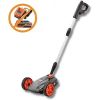 FUXTEC Accu-grasmaaier voor één hand, model FX-E1RMEH20 | compacte grasmaaier voor de tuin met een maaibreedte van 220 mm | 3 snijhoogtes (30-50 mm) | flexibele stuurinrichting met kogelgewricht