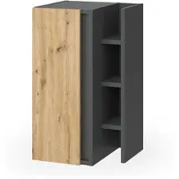 Vicco Edelin Halfhoge kast – 35 x 60 cm met 3 opbergvakken Ambachtelijk