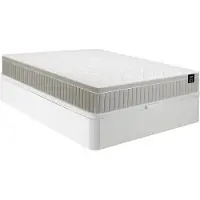 Vente-unique Set 140 x 190 cm bedbodem met opbergruimte wit + matras schuim en traagschuim-gel 7 zones dikte 22cm - SOMIRA van YSMÉE
