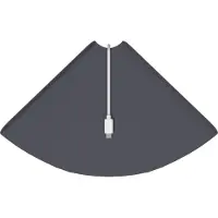 vidaXL Hoek Plank 4 st Antraciet 24 x 24 x 2,3 cm