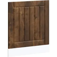vidaXL Vaatwaspaneel Lucca bewerkt hout gerookt eikenkleurig