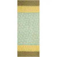 White Stuff Callie Printed Scarf Green Print Size: OS | Scarves Outlet | Heren | Groen