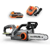 FUXTEC 20V Akku Kettensäge FX-E1KS20 SET 2 mit 1 x Akku 2Ah, 1 x Ladegerät 2,4A