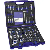 Exact GS52 Premium Gewindeschneid Sortiment 52 tlg. M3 - M12 ( 70571 ) + Koffer + Handbuch HSS Stahl