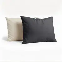 Y-NOT Signature Jersey Kussenslopen Set - Fleece Antra/Greige - 60x70 cm - 2-pack - Zachte Kussenhoezen voor Comfortabele Nachtrust