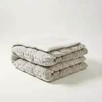 Y-NOT YNOT Dreambed Cloud - Pom Pom Fur Greige - 200x220 - Tweepersoonsdekbed - Dekbed Zonder Overtrek - Dreambed Cloud - Wasbaar Hoesloos Dekbed - 30 dagen proefslapen - Dekbed met vaste overtrek