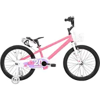 Bolt Kinderfiets – Voor kinderen van 3-12 jaar – Met oplichtende zijwieltjes – Paars, 41 cm