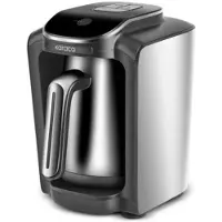 Karaca Hatır Neo Turkse Koffiemachine – Zilver – RVS – Elektrisch – 5 Kopjes – Met Cezve – Automatische Koffiemaker