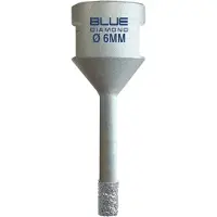 Carat Blue Diamond Tegelboorset Ø 6 Mm M14 - 10st