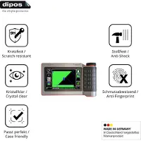 Dipos – 2x Pantserfolie geschikt voor Kverneland IsoMatch Tellus GO Plus | 9H Screenprotector