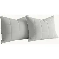 Y-NOT Kussenslopen Set - Vol & Gevoerd Mat Satijn White - 60x70 cm - 2-pack - Zachte Kussenhoezen voor Comfortabele Nachtrust