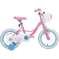 Bolt Peuter- en Kinderfiets 30 cm – Voor Meisjes van 2–9 Jaar – Zijwieltjes, Handrem en Mand – Peuterfiets – Roze