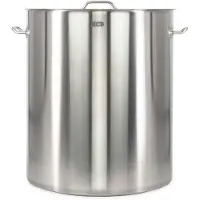 HCB - Professionele Kookpan - 198 liter - Inductie - Gas - Electrisch - Grote RVS / INOX pan - Soeppan - Horeca pannen - Kookpot - Ø60 cm x H70 cm - 15 kg - 5473