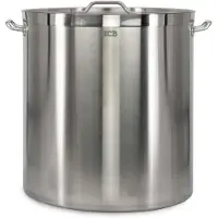 HCB - Professionele Kookpan - 140 liter - Inductie - Gas - Electrisch - Grote RVS / INOX pan - Soeppan - Horeca pannen - Kookpot - Ø56 cm x H60 cm - 15 kg - 5475