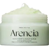 Arencia Fresh Cloud Body & Scalp Scrub Geranium & Primrose - 260 g