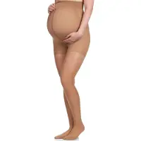 Merry Style MS-GB-109 Dames Panty - Zwangerschapspanty - 40 DEN - Polyamide - Beige - S