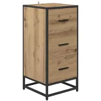 vidaXL Dressoir Artisan Eiken 35.5 x 35 x 76 cm
