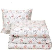 MOODIT Dekbedovertrek Odil Dandelion Orange Blue Katoen-240 x 200 / 220 cm | Lits-Jumeaux