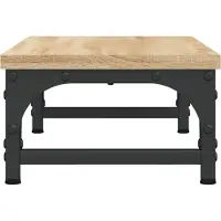 vidaXL Monitorstandaard 55x23x14 cm bewerkt hout sonoma eikenkleurig