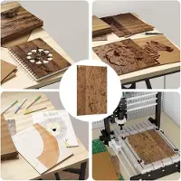 vidaXL Decor Panels 50 st Oud hout 15 x 21 x 0,27 cm Bewerkt hout
