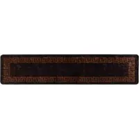 vidaXL Tapijt Runner MARSA Zwart 50 x 350 cm Polyester en PVC