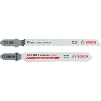 Bosch 2608665463 T101BR en EXPERT Laminate clean T128BHM set decoupeerzaagbladen, 26-delig. 1 stuk(s)