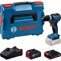 Bosch GSB18V-52 Accu-schroefboormachine (1x GBA18V2,0Ah, 1x GBA18V4,0Ah, lader GAL18V-40) - 06019S0122