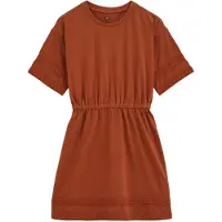 We fashion Jurk roestbruin