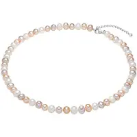 Valero Pearls Parel ketting Sterling zilver Gekweekte zoetwaterparels wit