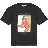 Garcia Shirt lichtbeige / goud / rood / zwart