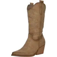 Salinyang Cowboylaarzen lichtbruin