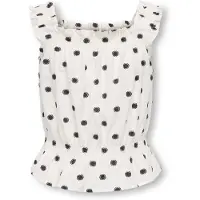 ONLY GIRLS Top 'KOGSWETA' zwart / wit
