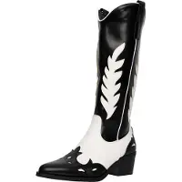 Salinyang Cowboylaarzen zwart / wit