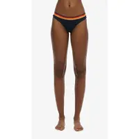 Superdry Dames Bikinibroekje met marine Vintage logo (L), Strandkleding, Gerecycled polyester, Duurzaam, Marineblauw W3010358A