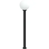 vidaXL Bolderverlichting met sensor 120 cm zwart IP44