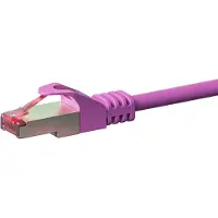 Dsit CAT6 S/FTP (PIMF) patchkabel - 2 meter roze - netwerkkabel - internetkabel - UTP kabel - RJ45 - 1000 mbit/s