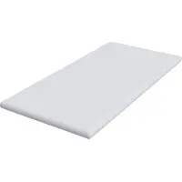 vidaXL Matras Topper Wit 120 x 200 cm Jacquard Stof