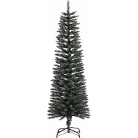 vidaXL Kunstkerstboom met 150 LED Groen 150 cm PVC en Plastic en Staal