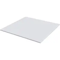 vidaXL Geheugen Schuim Matras Topper 200 x 200 cm Thick Zacht Wit