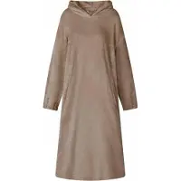 vidaXL Deken hoodie Camel S Flanel